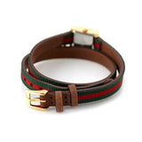 Buy Shop Gucci G-Frame Multicolored Dial Two Tone Nylon Strap Watch For Women - YA128527 USA Online