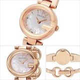 Buy Shop Gucci Guccisima Quartz Mother of Pearl White Dial Rose Gold Steel Strap Watch for Women - YA134512 USA Online