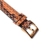 Buy Shop Gucci G-Frame Mother of Pearl Dial Brown Leather Snakeskin Strap Watch For Women - YA147402 USA Online