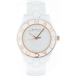 Buy Shop Marc Jacobs Blade White Dial White Ceramic Strap Watch for Women - MBM9502 USA Online