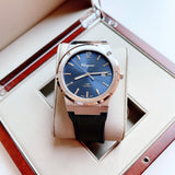 Buy Shop Salvatore Ferragamo F-80 Classic Blue Dial Blue Leather Strap Watch for Men - SFDT00319 USA Online