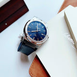 Buy Shop Salvatore Ferragamo F-80 Classic Blue Dial Blue Leather Strap Watch for Men - SFDT00319 USA Online