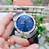 Buy Shop Salvatore Ferragamo F-80 Classic Blue Dial Blue Leather Strap Watch for Men - SFDT00319 USA Online