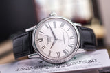 Buy Shop Tissot Carson Powermatic 80 White Dial Black Leather Strap Watch For Men - T085.407.16.013.00 USA Online