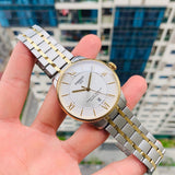Buy Shop Tissot Chemin Des Tourelles Powermatic 80 Cosc Silver Dial Two Tone Steel Strap Watch For Men - T099.408.22.038.00 USA Online