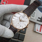 Buy Shop Tissot T Classic Tradition Chronograph White Dial Brown Leather Strap Watch For Men - T063.617.36.037.00 USA Online