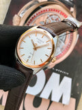 Buy Shop Tissot T Classic PR 100 Quartz White Dial Brown Leather Strap Watch for Men - T101.410.26.031.00 USA Online