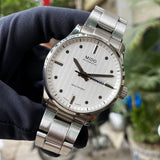 Buy Shop Mido Multifort Automatic Silver Dial Silver Steel Strap Watch For Men - M005.430.11.031.80 USA Online