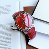 Buy Shop Gucci G-Timeless Cherry Red Mother of Pearl Dial 27mm Watch For Women - YA126584 USA Online