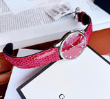 Buy Shop Gucci G-Timeless Cherry Red Mother of Pearl Dial 27mm Watch For Women - YA126584 USA Online