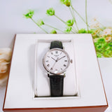 Buy Shop Tissot Everytime Small White Dial Black Leather Strap Watch For Women - T109.210.16.033.00 USA Online