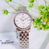 Buy Shop Tissot Le Locle Automatic Silver Dial Silver Steel Strap Watch For Women - T006.207.11.038.00 USA Online