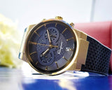 Buy Shop Salvatore Ferragamo Sapphire Chrono Blue Dial Blue Silicone Strap Watch for Men - SFME00221 USA Online