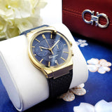 Buy Shop Salvatore Ferragamo Sapphire Chrono Blue Dial Blue Silicone Strap Watch for Men - SFME00221 USA Online