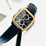 Buy Shop Fossil Multifunction Black Dial Black Leather Strap Watch for Men - BQ2654 USA Online