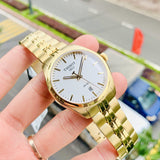 Buy Shop Tissot T Classic PR 100 Quartz White Dial Gold Steel Strap Watch for Men - T101.410.33.031.00 USA Online