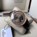 Buy Shop Tissot Chemin des Tourelles Powermatic 80 Brown Dial Brown Leather Strap Watch for Men - T099.407.36.448.00 USA Online