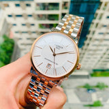 Buy Shop Tissot Carson Premium Powermatic 80 White Dial Two Tone Steel Strap Watch For Men - T122.407.22.031.01 USA Online