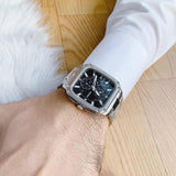 Buy Shop Fossil Inscription Multifunction Black Dial Silver Steel Strap Watch for Men - BQ2655 USA Online