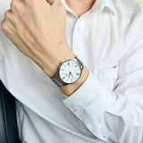 Buy Shop Tissot T Classic Tradition 5.5 White Dial Watch For Men - T063.409.11.018.00 USA Online