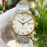 Buy Shop Tissot Luxury Powermatic 80 Gold Dial Silver Steel Strap Watch For Men - T086.407.22.261.00 USA Online