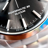 Buy Shop Tissot Gentleman Powermatic 80 Silicium Black Dial Silver Steel Strap Watch For Men - T127.407.11.061.01 USA Online
