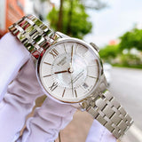 Buy Shop Tissot Chemin Des Tourelles Powermatic 80 Lady Silver Dial Silver Steel Strap Watch For Women - T099.207.11.118.00 USA Online