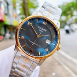 Buy Shop Tissot T Classic Luxury Powermatic 80 Black Dial Silver Steel Strap Watch For Men - T086.407.22.067.00 USA Online