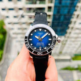 Buy Shop Tissot Seastar 1000 Powermatic 80 Blue Dial Black Rubber Strap Watch For Men - T120.407.17.041.00 USA Online