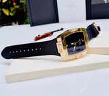 Buy Shop Guess Phoenix Black Dial Black Rubber Strap Watch for Men - GW0386G3 USA Online