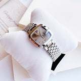 Buy Shop Gucci G-Gucci Brown Dial Silver Steel Strap Watch For Women - YA125413 USA Online