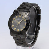 Buy Shop Marc Jacobs Amy Black Dial Black Steel Strap Watch for Women - MBM8595 USA Online