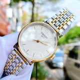 Buy Shop Tissot Everytime Medium White Dial Two Tone Mesh Bracelet Watch For Men - T109.410.22.031.00 USA Online