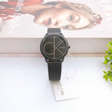 Buy Shop Calvin Klein Minimal Black Dial Black Mesh Bracelet Watch for Women - K3M5245X USA Online