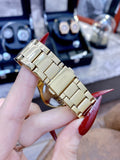 Buy Shop Guess Moonlight Diamonds Gold Dial Gold Steel Strap Watch for Women - GW0320L5 USA Online