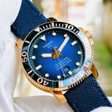 Buy Shop Tissot Seastar 1000 Powermatic 80 Blue Dial Blue Nylon Strap Watch for Men - T120.407.37.041.00 USA Online
