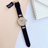 Buy Shop Guess King Quartz Crystals Gold Dial Black Silicone Strap Watch For Men - GW0537G2 USA Online