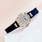 Buy Shop Guess King Quartz Crystals Gold Dial Black Silicone Strap Watch For Men - GW0537G2 USA Online