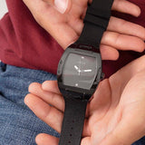 Buy Shop Guess Phoenix Black Dial Black Rubber Strap Watch for Men - GW0386G1 USA Online