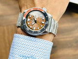 Buy Shop Seiko 5 Sports Sonar Special Edition Brown Dial Silver Steel Strap Watch For Men - SRPJ47K1 USA Online