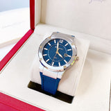 Salvatore Ferragamo F-80 Blue Dial Blue Rubber Strap Watch For Men - SFHY01122