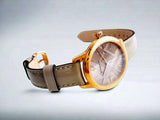 Buy Shop Burberry The Classic Quartz Grey Dial Grey Leather Strap Watch For Women - BU10119 USA Online