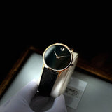 Buy Shop Movado Museum Classic Black Dial Black Leather Strap Watch for Men - 0607196 USA Online