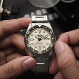 Buy Shop Seiko 5 Sports SKX Automatic Cream Dial Silver Steel Strap Watch For Men - SRPK31K1 USA Online