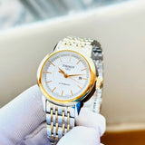 Buy Shop Tissot Carson Automatic Silver Dial Two Tone Steel Strap Watch For Women - T085.207.22.011.00 USA Online