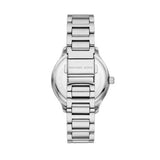 Buy Shop Michael Kors Sage Three-Hand White Dial Silver Steel Strap Watch for Women - MK4807 USA Online