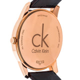 Buy Shop Calvin Klein City Silver Dial Brown Leather Strap Watch For Men - K2G21629 USA Online
