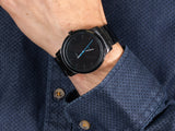 Buy Shop Fossil The Minimalist Black Dial Black Steel Strap Watch for Men - FS5308 USA Online