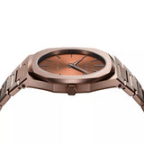Buy Shop D1 Milano Ultra Thin Brown Dial Gold Steel Strap Watch for Unisex - D1-UTBJ10 USA Online