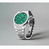 Buy Shop D1 Milano Ultra Thin Fir Green Dial Silver Steel Strap Watch for Men - D1-UTBJ34 USA Online
